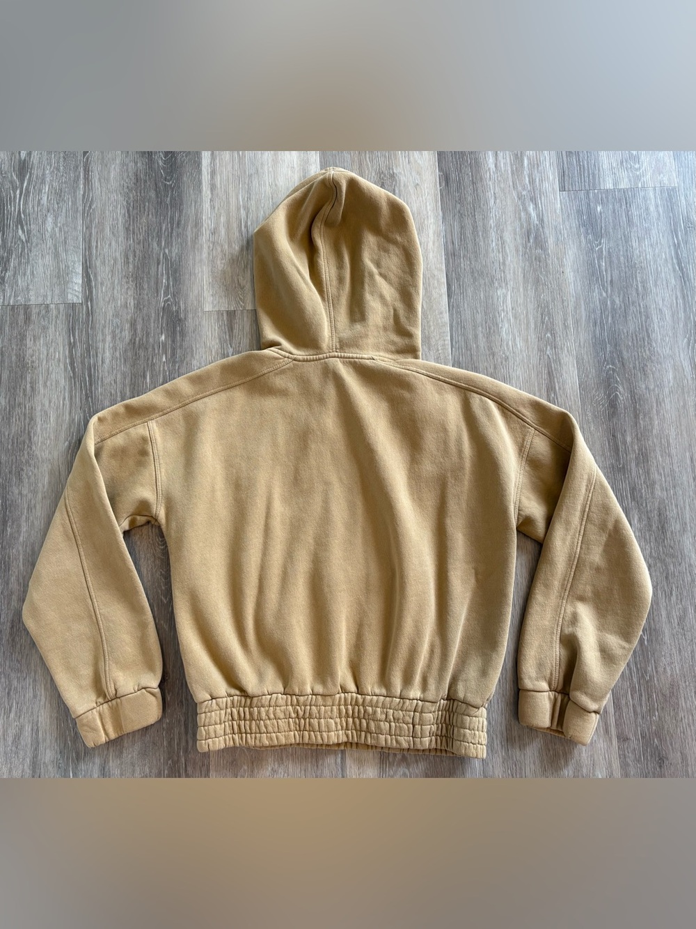 Free People Movement Women’s Hooded Quarter-Zip Pullover - Camel size S - Picture 2 of 3